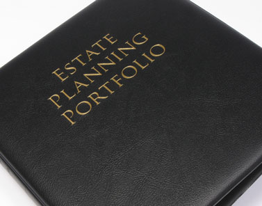 Pro-Tek, Inc. Estate Planning Portfolio binder cover detail